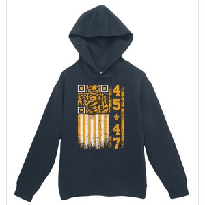 Funny Qr Scan Me President Trump 4547 Trump Dancing Code Urban Pullover Hoodie