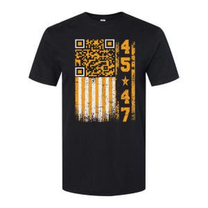 Funny Qr Scan Me President Trump 4547 Trump Dancing Code Softstyle CVC T-Shirt