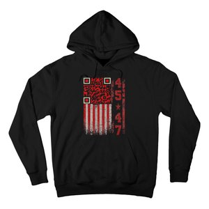 Funny Qr Scan Me President Trump 4547 Trump Dancing Code Hoodie