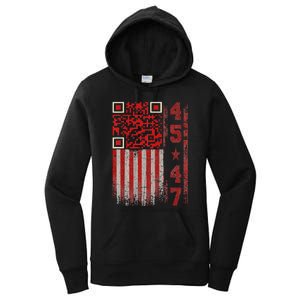 Funny Qr Scan Me President Trump 4547 Trump Dancing Code Women's Pullover Hoodie