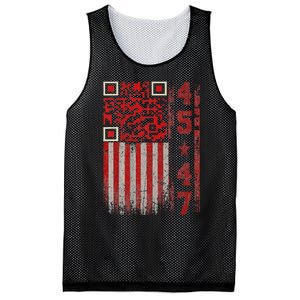 Funny Qr Scan Me President Trump 4547 Trump Dancing Code Mesh Reversible Basketball Jersey Tank