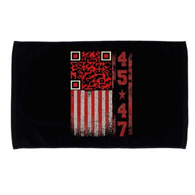 Funny Qr Scan Me President Trump 4547 Trump Dancing Code Microfiber Hand Towel