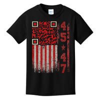 Funny Qr Scan Me President Trump 4547 Trump Dancing Code Kids T-Shirt