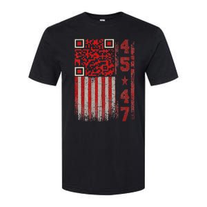 Funny Qr Scan Me President Trump 4547 Trump Dancing Code Softstyle CVC T-Shirt