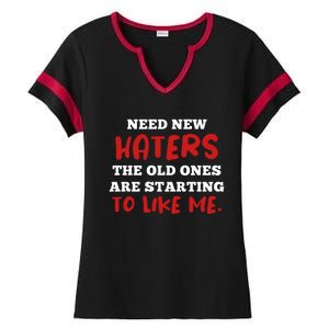 Funny Quote Shirt Need New Haters The Old Ones Are Starting To Like Me Ladies Halftime Notch Neck Tee