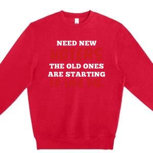 Funny Quote Shirt Need New Haters The Old Ones Are Starting To Like Me Premium Crewneck Sweatshirt