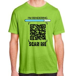 Funny Qr Scan Me President Trump Dancing Code Adult ChromaSoft Performance T-Shirt