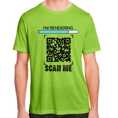 Funny Qr Scan Me President Trump Dancing Code Adult ChromaSoft Performance T-Shirt