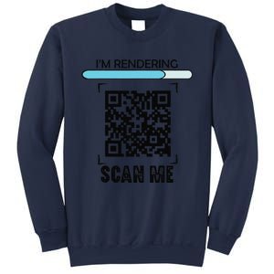 Funny Qr Scan Me President Trump Dancing Code Sweatshirt