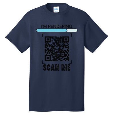 Funny Qr Scan Me President Trump Dancing Code Tall T-Shirt