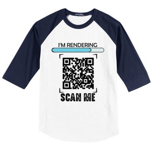 Funny Qr Scan Me President Trump Dancing Code Baseball Sleeve Shirt