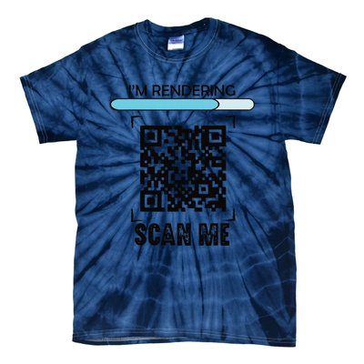 Funny Qr Scan Me President Trump Dancing Code Tie-Dye T-Shirt