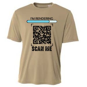 Funny Qr Scan Me President Trump Dancing Code Cooling Performance Crew T-Shirt