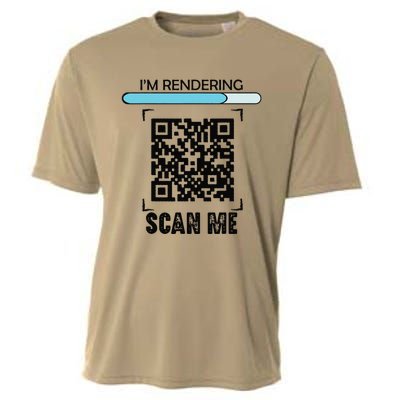 Funny Qr Scan Me President Trump Dancing Code Cooling Performance Crew T-Shirt