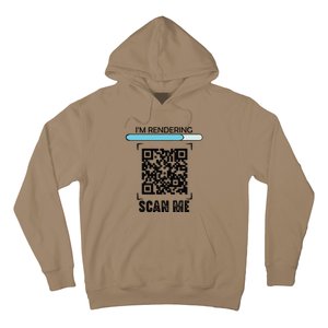 Funny Qr Scan Me President Trump Dancing Code Hoodie