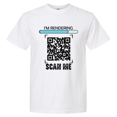 Funny Qr Scan Me President Trump Dancing Code Garment-Dyed Heavyweight T-Shirt