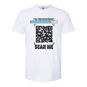 Funny Qr Scan Me President Trump Dancing Code Softstyle CVC T-Shirt