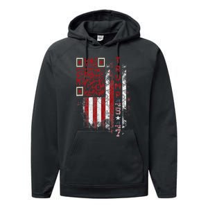 Funny Qr Scan Me President Trump 4547 Trump Dancing Code Performance Fleece Hoodie