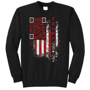 Funny Qr Scan Me President Trump 4547 Trump Dancing Code Sweatshirt