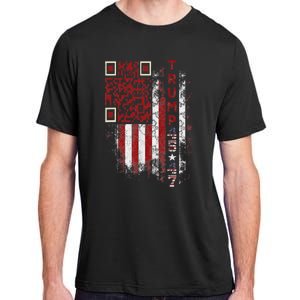 Funny Qr Scan Me President Trump 4547 Trump Dancing Code Adult ChromaSoft Performance T-Shirt