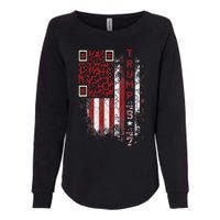 Funny Qr Scan Me President Trump 4547 Trump Dancing Code Womens California Wash Sweatshirt