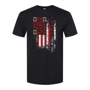 Funny Qr Scan Me President Trump 4547 Trump Dancing Code Softstyle CVC T-Shirt