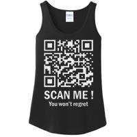 Funny Qr Scan Me Trump 4547 Trump Dancing Code Ladies Essential Tank