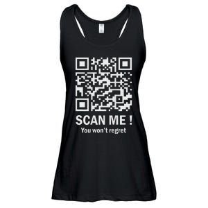 Funny Qr Scan Me Trump 4547 Trump Dancing Code Ladies Essential Flowy Tank