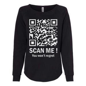 Funny Qr Scan Me Trump 4547 Trump Dancing Code Womens California Wash Sweatshirt