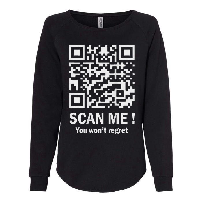 Funny Qr Scan Me Trump 4547 Trump Dancing Code Womens California Wash Sweatshirt