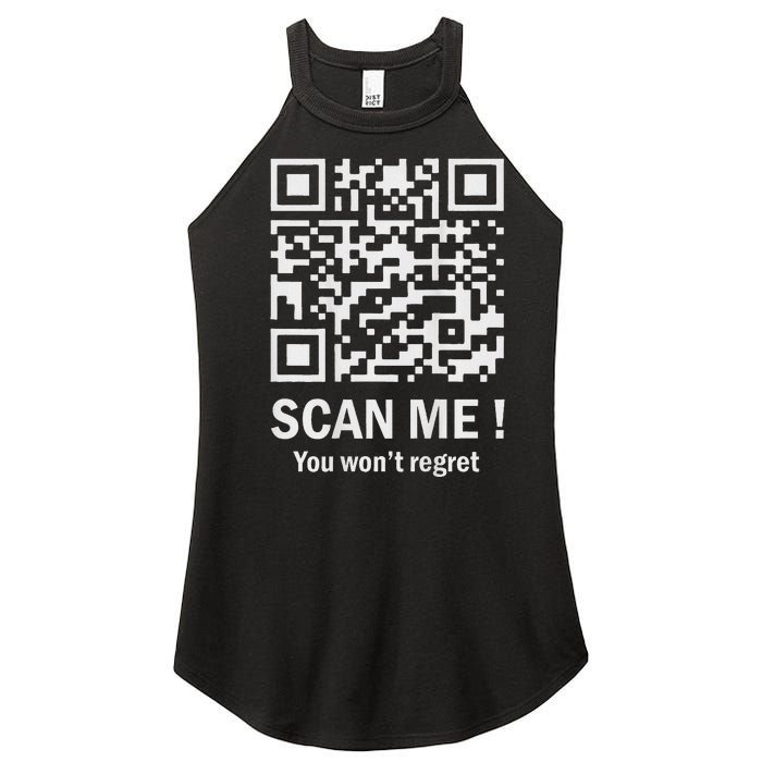 Funny Qr Scan Me Trump 4547 Trump Dancing Code Women's Perfect Tri Rocker Tank