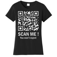 Funny Qr Scan Me Trump 4547 Trump Dancing Code Women's T-Shirt