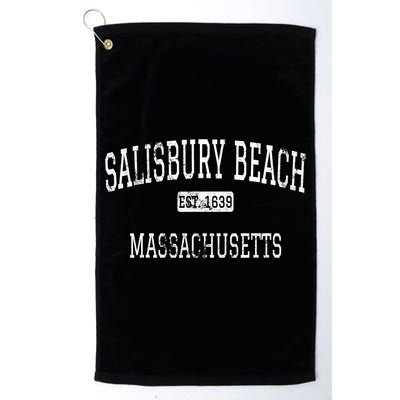 Funny Quote Salisbury Beach Massachusetts MA Vintage Golf Towel