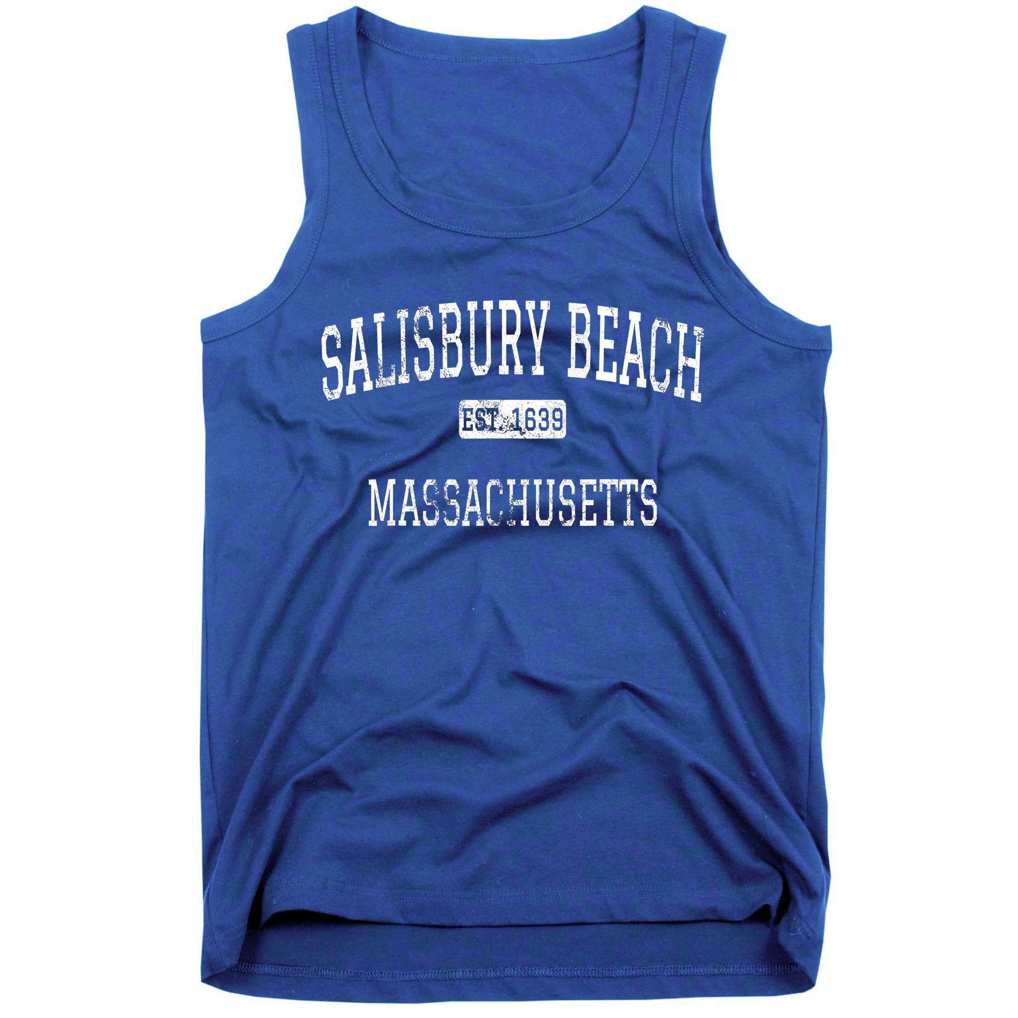 Funny Quote Salisbury Beach Massachusetts MA Vintage Tank Top