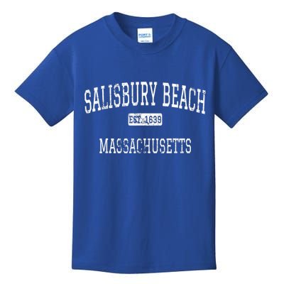 Funny Quote Salisbury Beach Massachusetts MA Vintage Kids T-Shirt