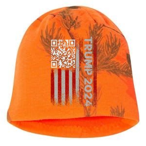 Funny Qr Scan Me President Trump 4547 Trump Dancing Code Kati - Camo Knit Beanie