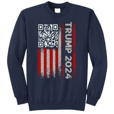 Funny Qr Scan Me President Trump 4547 Trump Dancing Code Sweatshirt