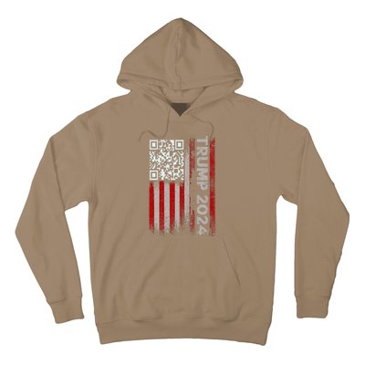 Funny Qr Scan Me President Trump 4547 Trump Dancing Code Hoodie