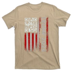 Funny Qr Scan Me President Trump 4547 Trump Dancing Code T-Shirt