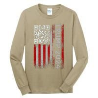 Funny Qr Scan Me President Trump 4547 Trump Dancing Code Tall Long Sleeve T-Shirt