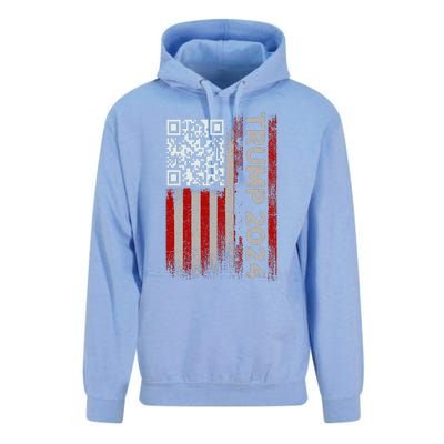 Funny Qr Scan Me President Trump 4547 Trump Dancing Code Unisex Surf Hoodie