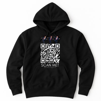 Funny Qr Scan Me President Qr Trump Dancing Hat Christmas Hoodie