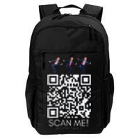 Funny Qr Scan Me President Qr Trump Dancing Hat Christmas Daily Commute Backpack