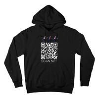 Funny Qr Scan Me President Qr Trump Dancing Hat Christmas Tall Hoodie