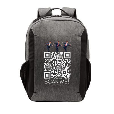 Funny Qr Scan Me President Qr Trump Dancing Hat Christmas Vector Backpack