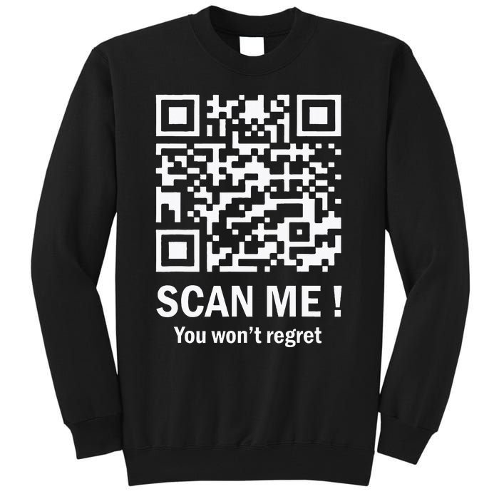 Funny Qr Scan Me President Trump 4547 Trump Dancing Code Tall Sweatshirt