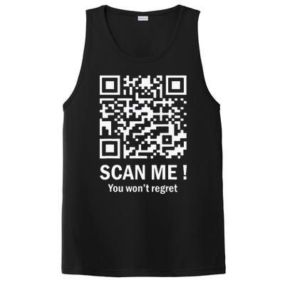 Funny Qr Scan Me President Trump 4547 Trump Dancing Code PosiCharge Competitor Tank