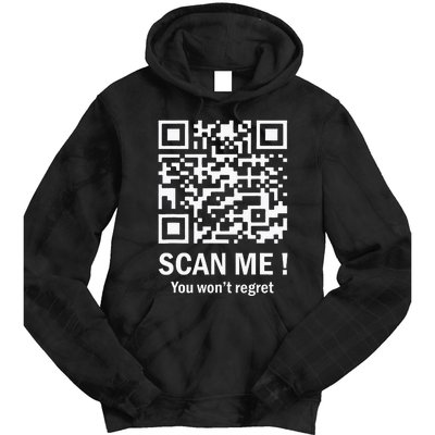 Funny Qr Scan Me President Trump 4547 Trump Dancing Code Tie Dye Hoodie