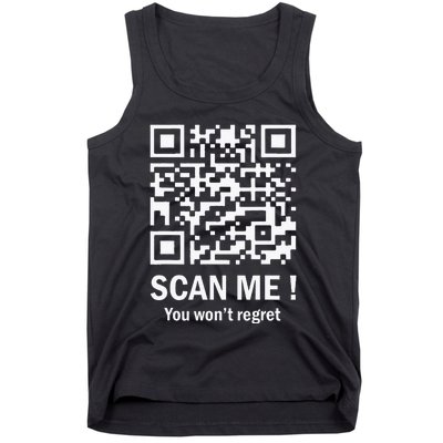 Funny Qr Scan Me President Trump 4547 Trump Dancing Code Tank Top