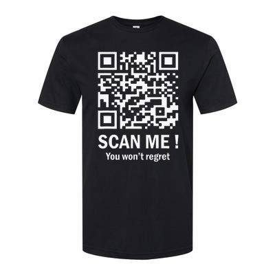 Funny Qr Scan Me President Trump 4547 Trump Dancing Code Softstyle CVC T-Shirt